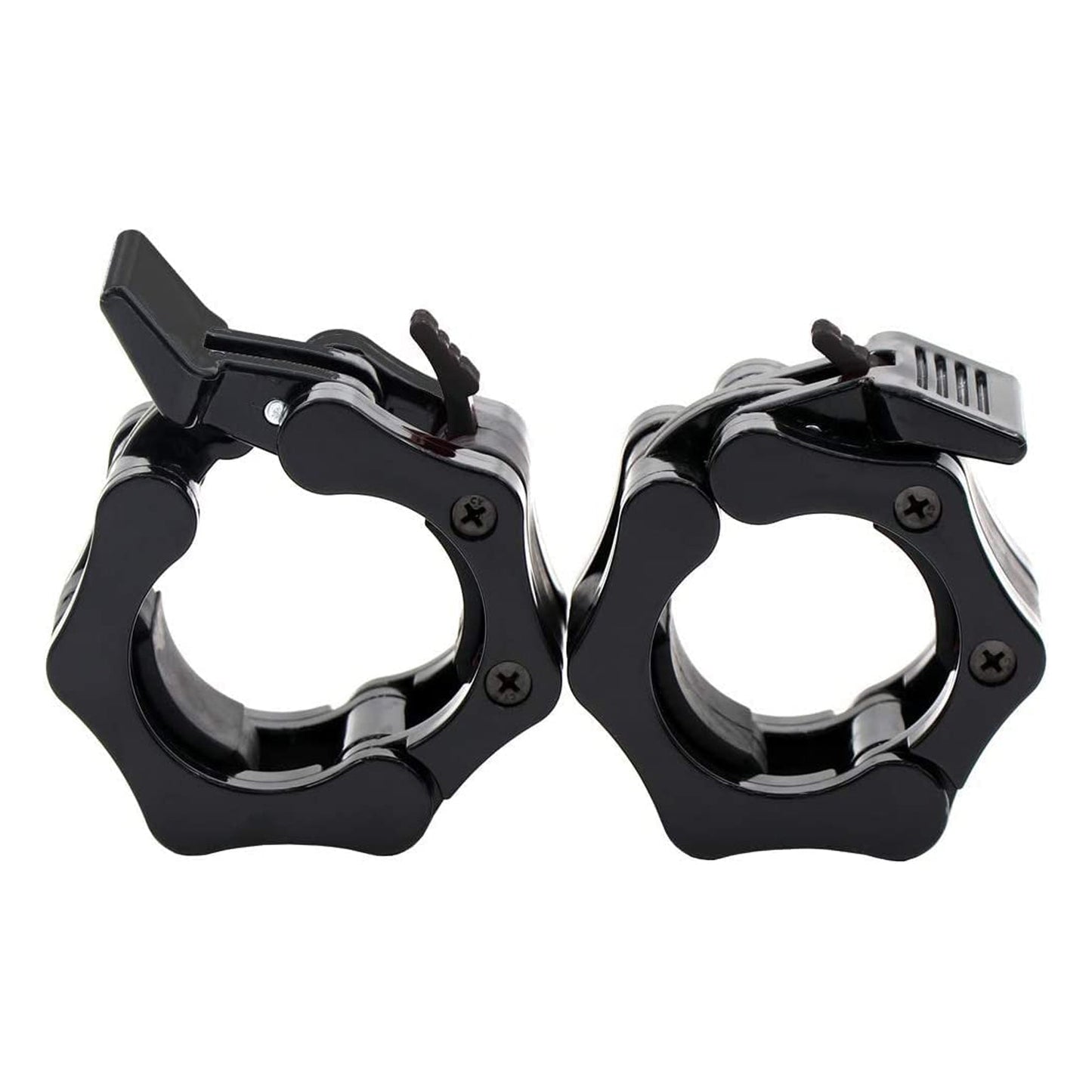 2" Olympic Barbell Collars – Quick-Lock Clips (Pair) for Secure, Heavy-Duty Grip on 50mm Bars | Fast Release Clamps for Weightlifting, CrossFit & Gym Training