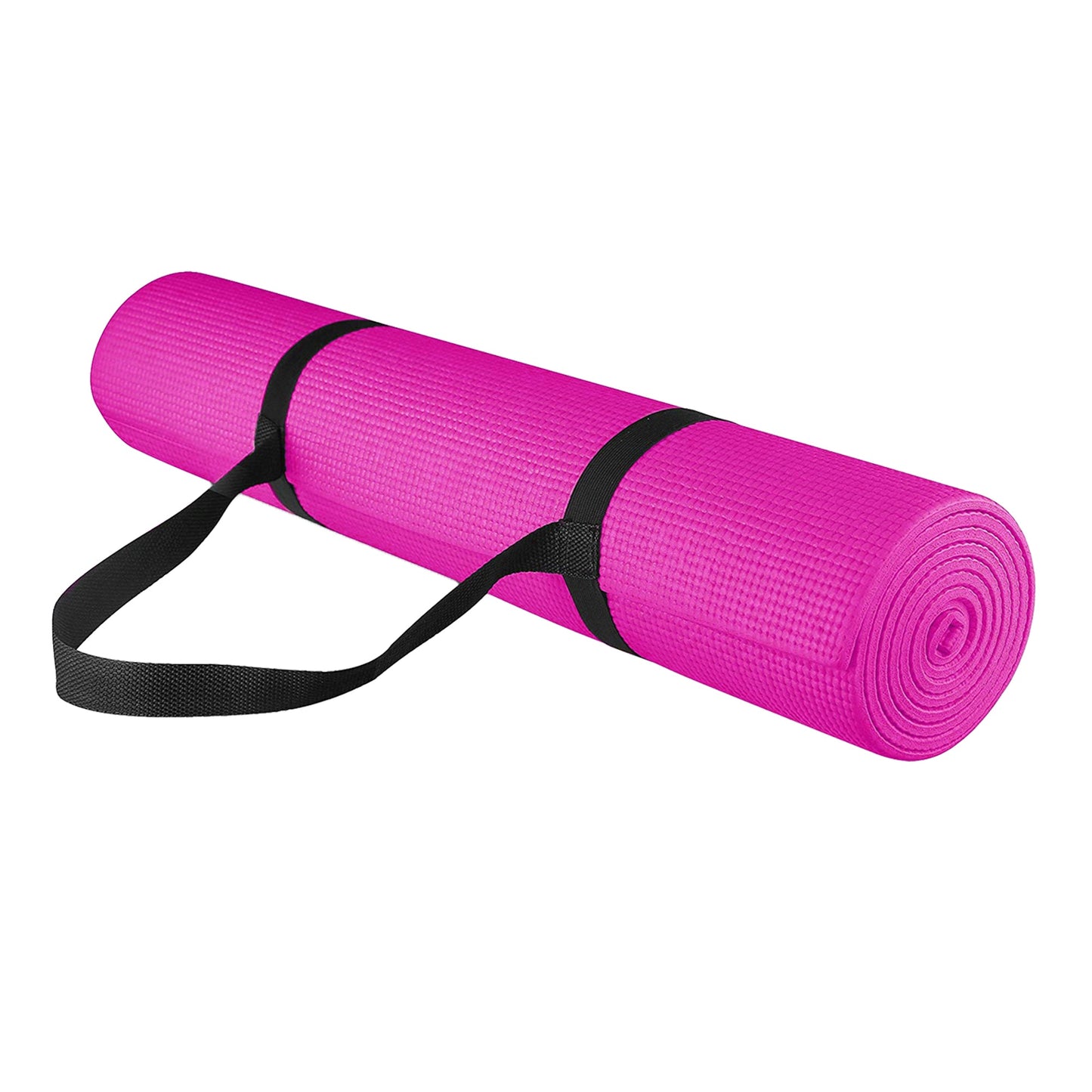 Extra Thick 15mm NBR Foam Yoga Mat with Anti-Slip Grip – Large Eco-Friendly Workout Mat for Yoga, Pilates, HIIT & Gym | Free Carry Strap | Men & Women