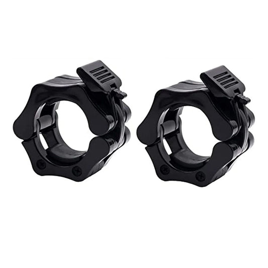 2" Olympic Barbell Collars – Quick-Lock Clips (Pair) for Secure, Heavy-Duty Grip on 50mm Bars | Fast Release Clamps for Weightlifting, CrossFit & Gym Training