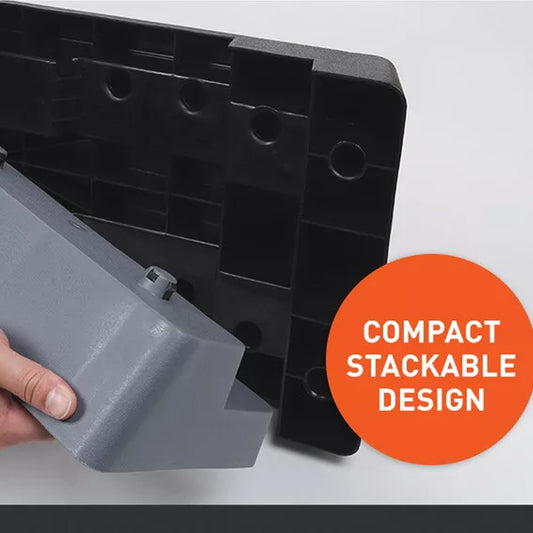 Adjustable Aerobic Stepper Platform for Home & Gym | Non-Slip Fitness Step Board with Height Settings – Available in Large & Compact Sizes, 3 Colors