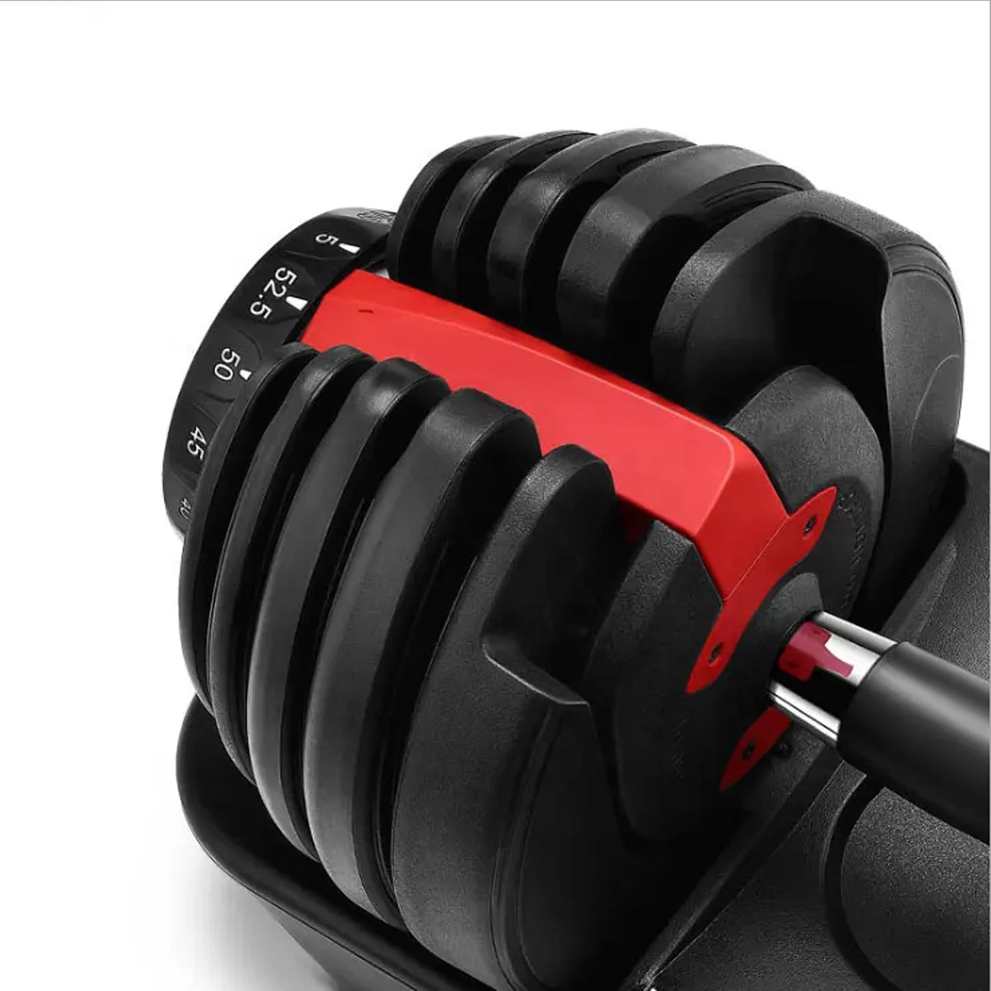 Smart Dial Adjustable Dumbbell 40kg, 17-in-1 Weight Settings, Heavy-Duty Strength Training for Home Gym, Space-Saving Design, Optional Bench & Rack, Men & Women Fitness