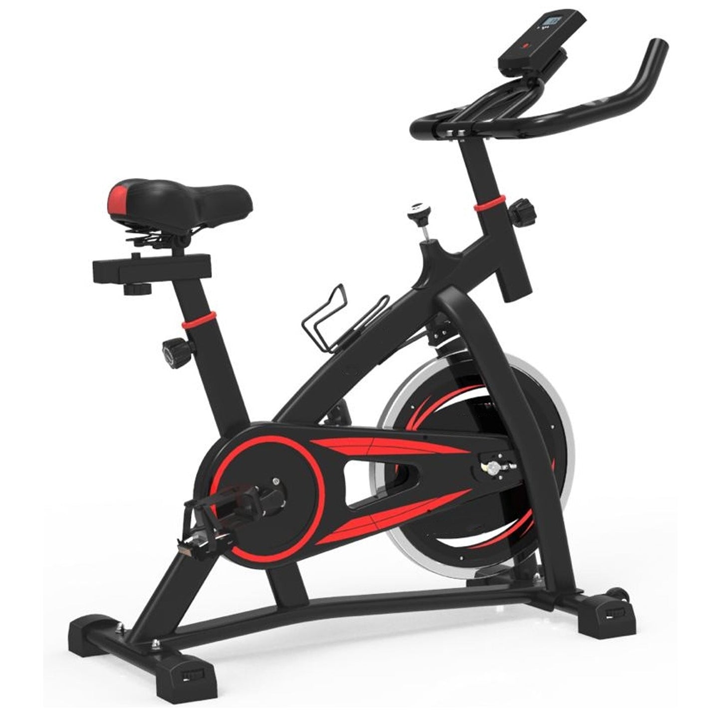 Premium Indoor Spin Exersice Bike for Home – Ultra-Quiet Belt Drive, Adjustable Resistance, LCD Display, Tablet Mount, 120kg Load, 8kg Flywheel, Compact & Ergonomic