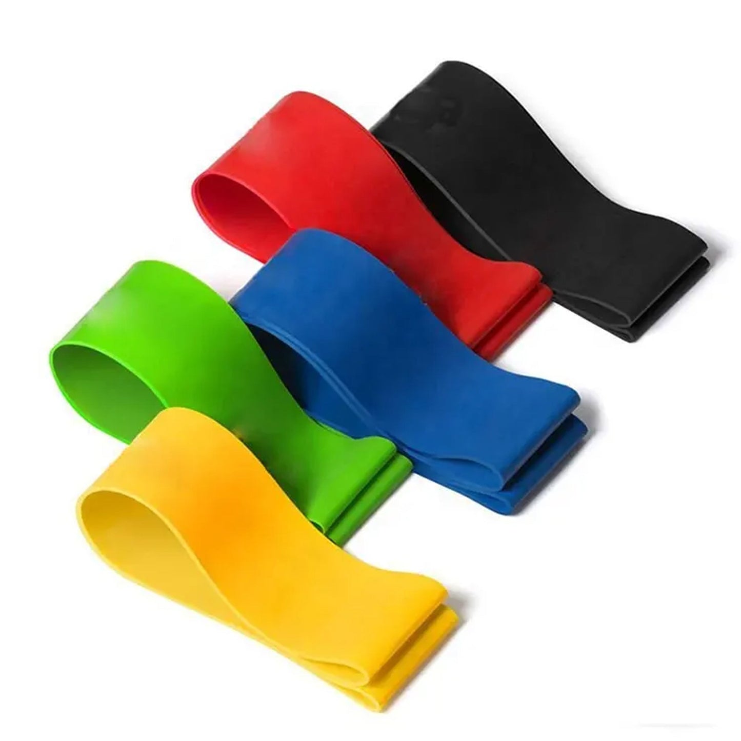 5-Level Light Resistance Band Set – Mini Loop Exercise Bands for Men & Women | Ideal for Home, Gym, Yoga, Pilates, Physio & Full-Body Strength Training