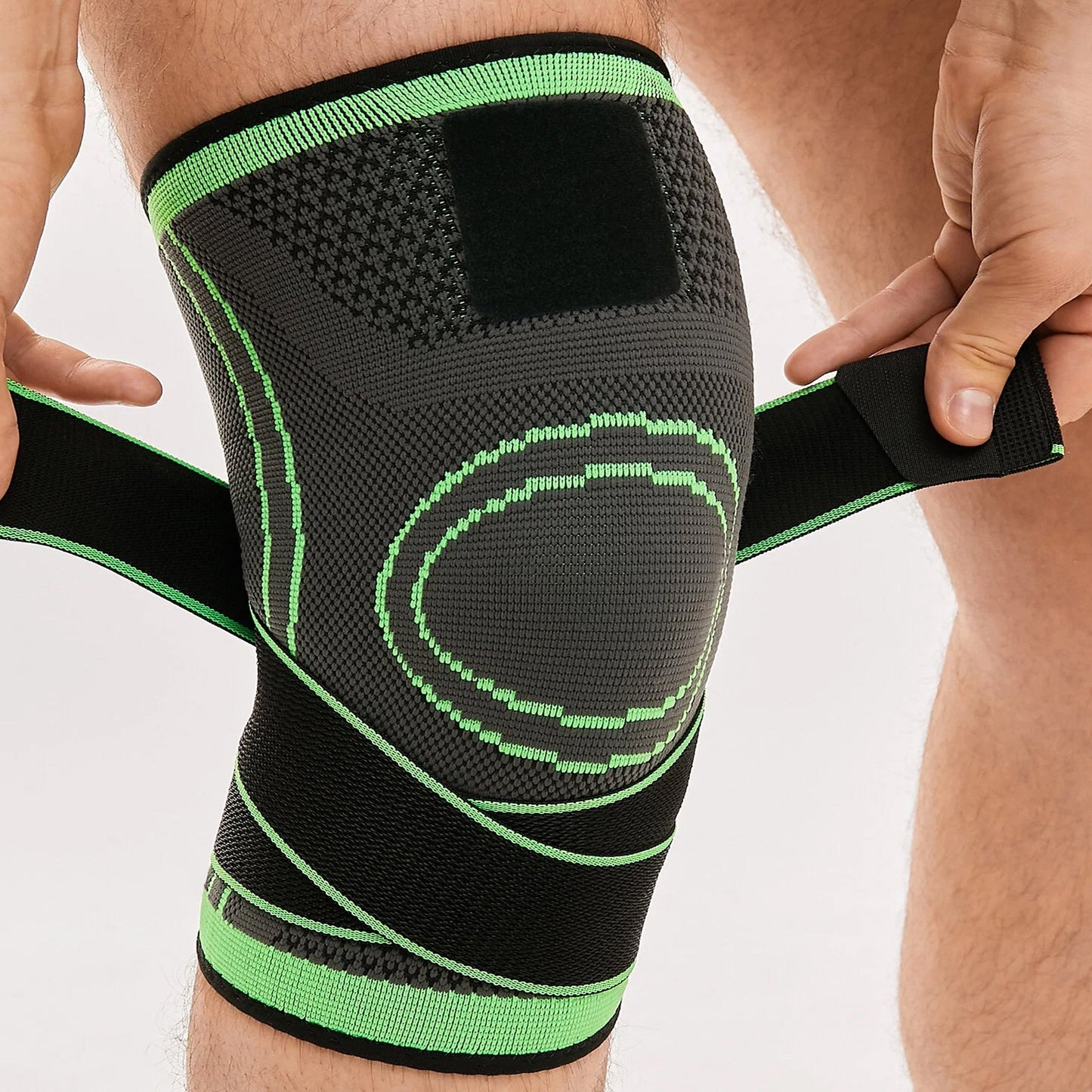 Stay Active with Adjustable Knee Support with Strap – Pain Relief for ACL, Meniscus, Arthritis & Joint Support | Breathable, Non-Slip Sleeve for Sports & Everyday Use