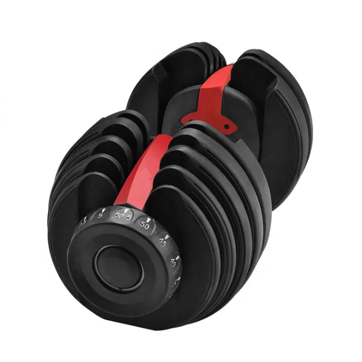 Smart Dial Adjustable Dumbbell 40kg, 17-in-1 Weight Settings, Heavy-Duty Strength Training for Home Gym, Space-Saving Design, Optional Bench & Rack, Men & Women Fitness