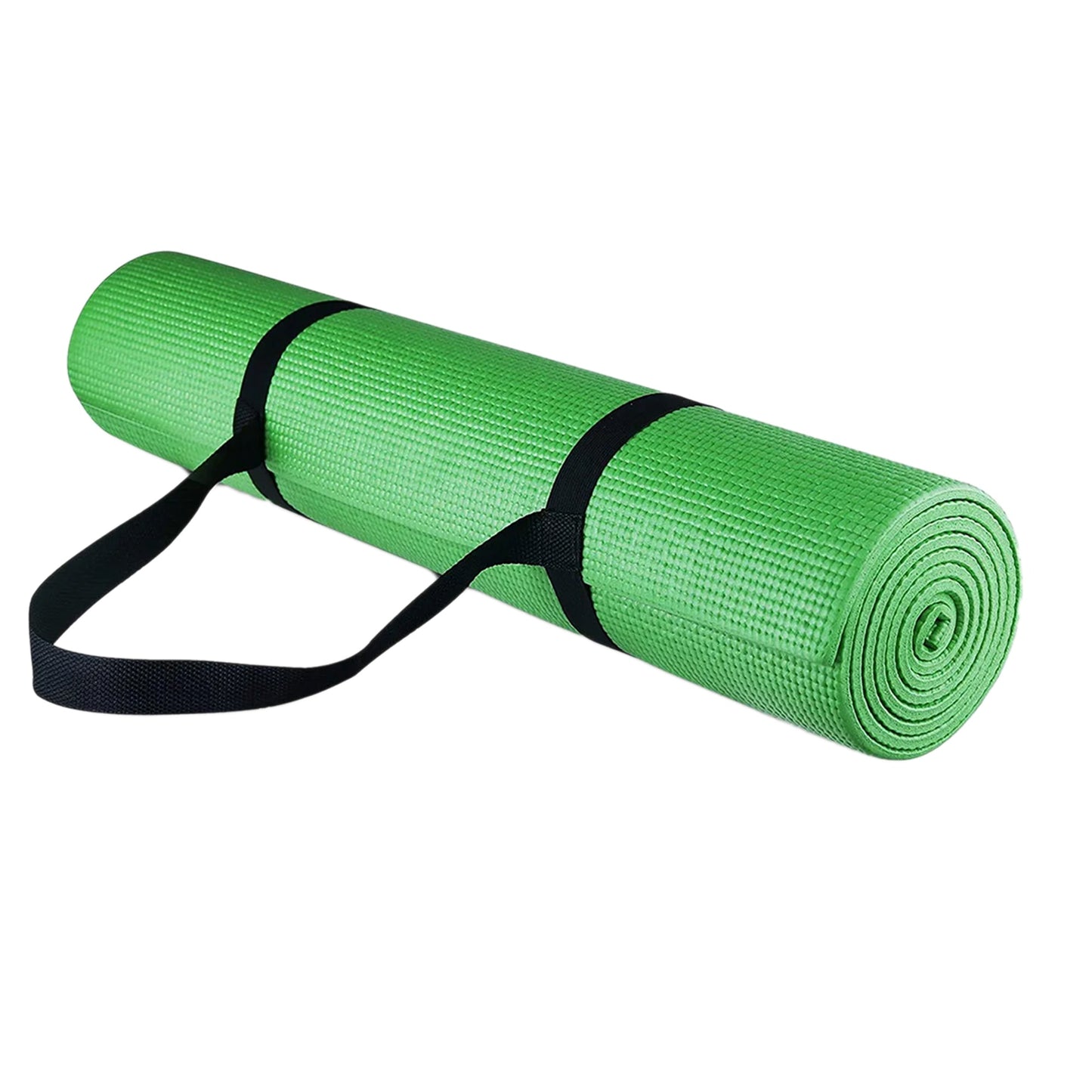 Extra Thick 15mm NBR Foam Yoga Mat with Anti-Slip Grip – Large Eco-Friendly Workout Mat for Yoga, Pilates, HIIT & Gym | Free Carry Strap | Men & Women