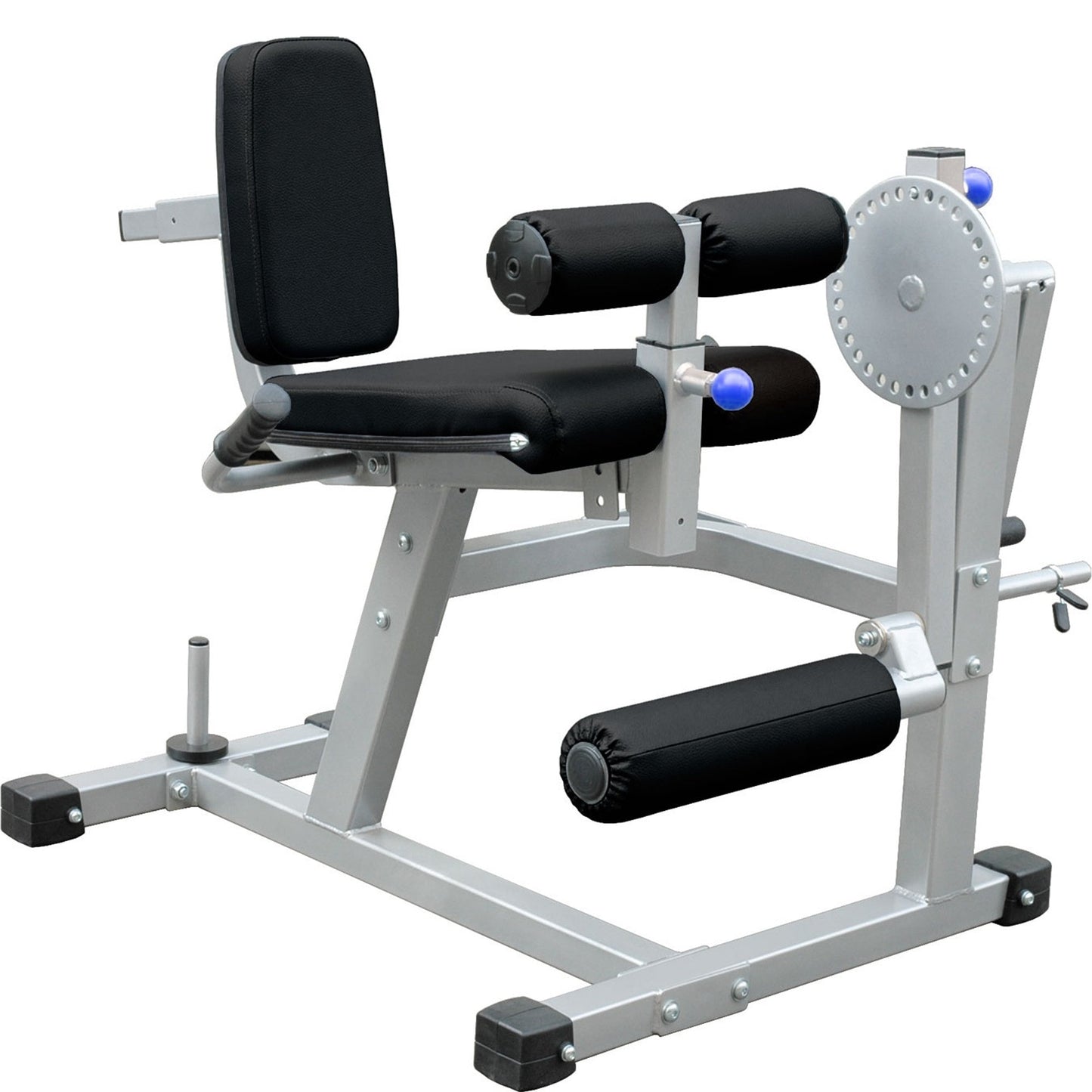 Transform Leg Workouts with Adjustable Curl & Extension Machine | Dual-Use Strength Trainer for Quads & Hamstrings | Heavy Steel Frame | Optional Weight Set