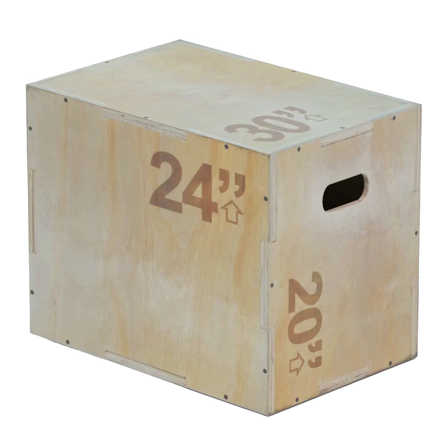 Enhanced Wooden Plyo Box – 3-in-1 Multi-Height Step (14", 16", 20", 24") – Durable Agility Platform for CrossFit, Strength & Home Gym Workouts