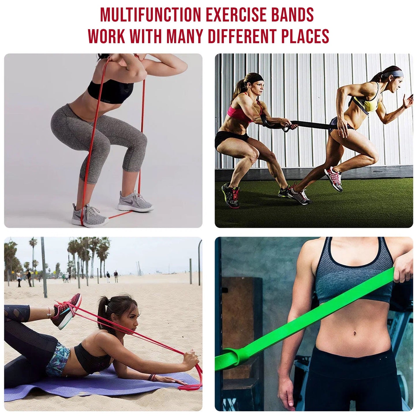5-Level Resistance Bands Set – Pull Up Assist, Strength Training, Mobility & Physical Therapy for Men & Women