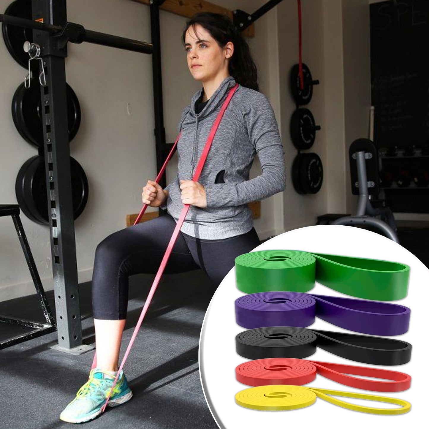 5-Level Resistance Bands Set – Pull Up Assist, Strength Training, Mobility & Physical Therapy for Men & Women