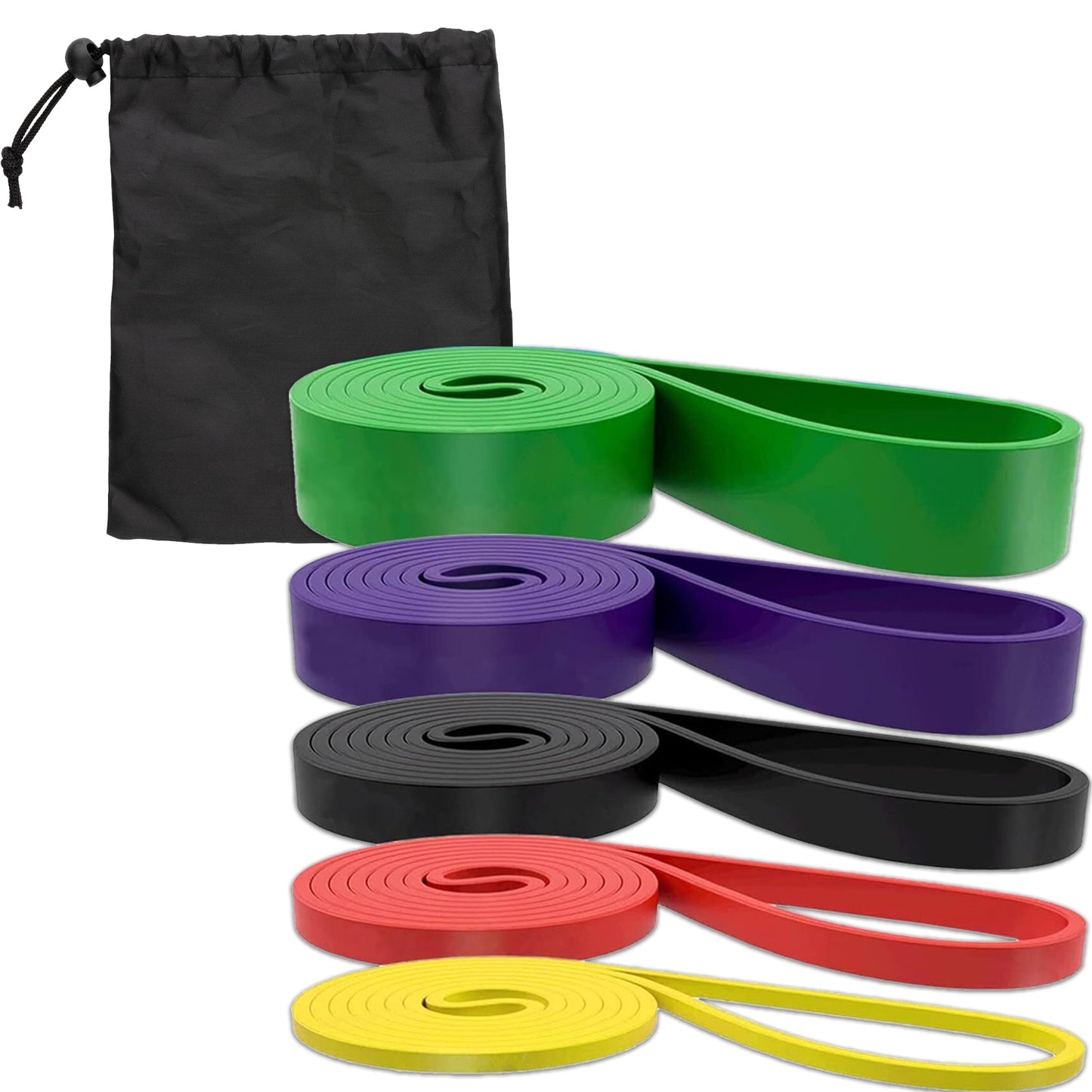 5-Level Resistance Bands Set – Pull Up Assist, Strength Training, Mobility & Physical Therapy for Men & Women