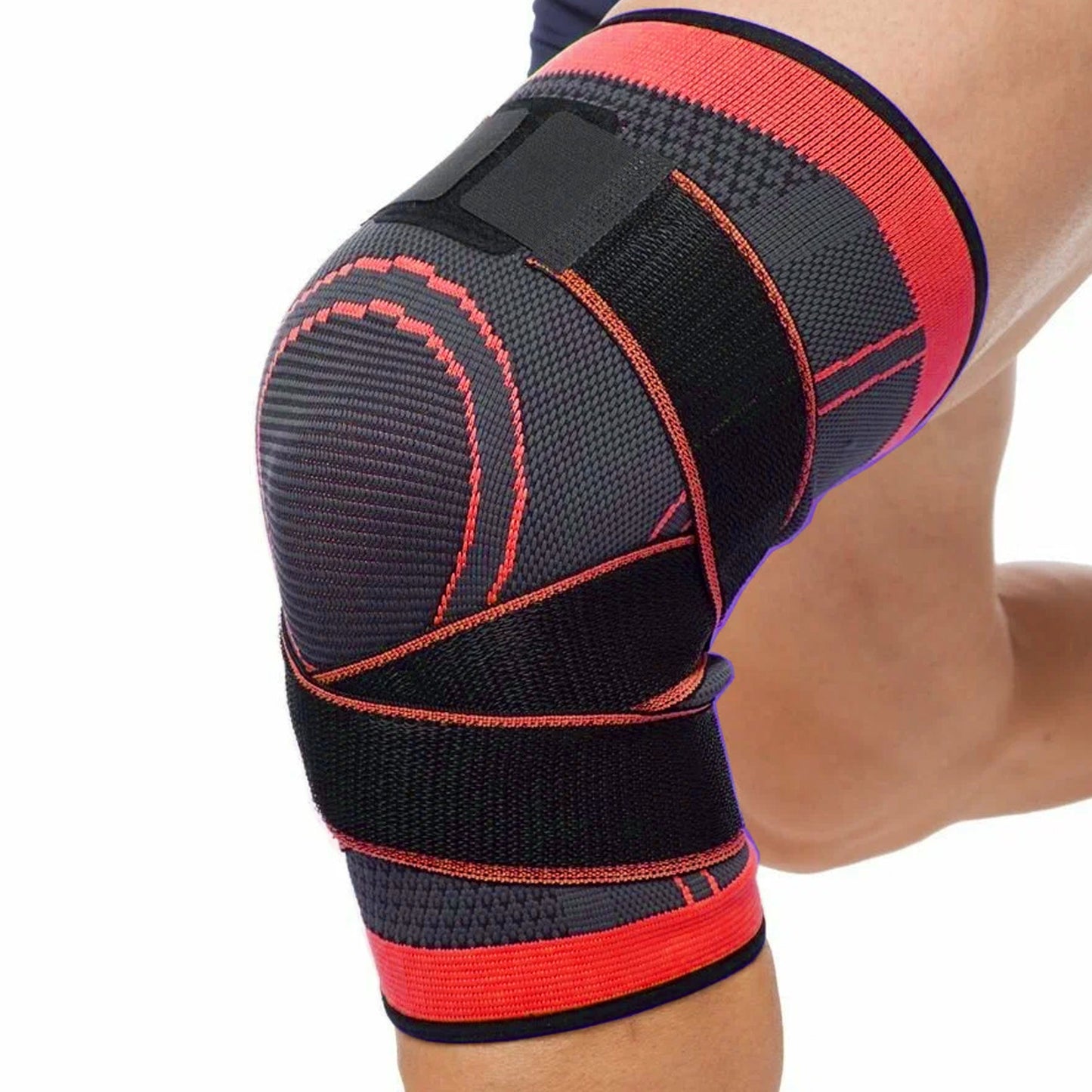 Stay Active with Adjustable Knee Support with Strap – Pain Relief for ACL, Meniscus, Arthritis & Joint Support | Breathable, Non-Slip Sleeve for Sports & Everyday Use