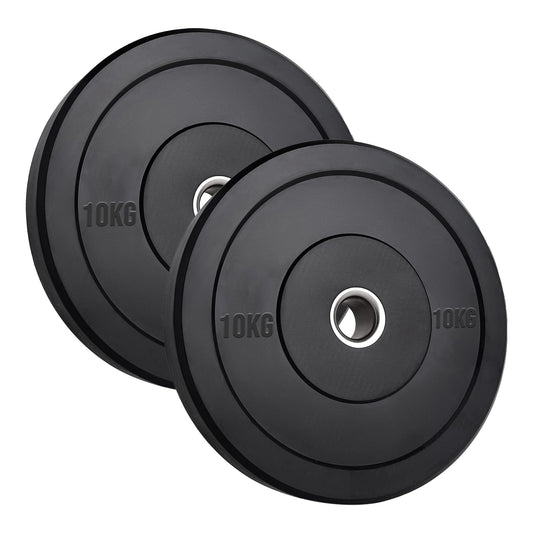 High-Performance Bumper Plates 5KG to 25KG for Olympic Lifting CrossFit and Strength Training, Fits All 2 Inch Olympic Barbells