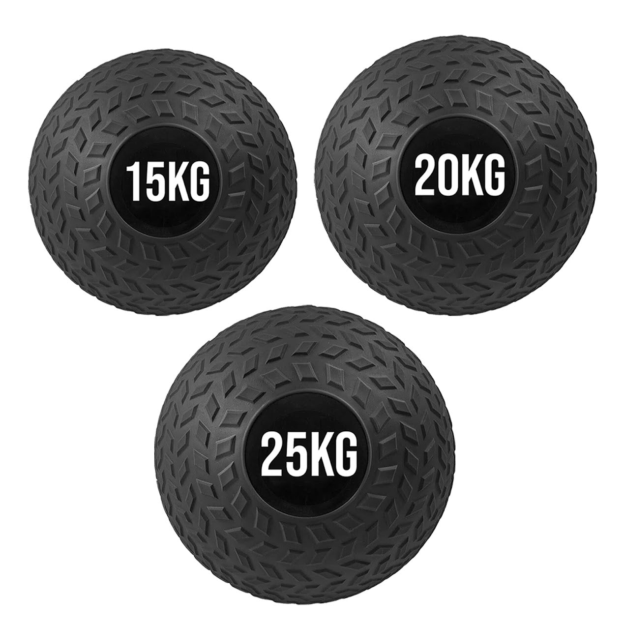 High-Impact Slam Balls 3KG–25KG – Treaded No-Bounce Rubber Power Balls for Strength, Core & Conditioning Workouts – Ideal for HIIT, CrossFit, Home & Gym Use