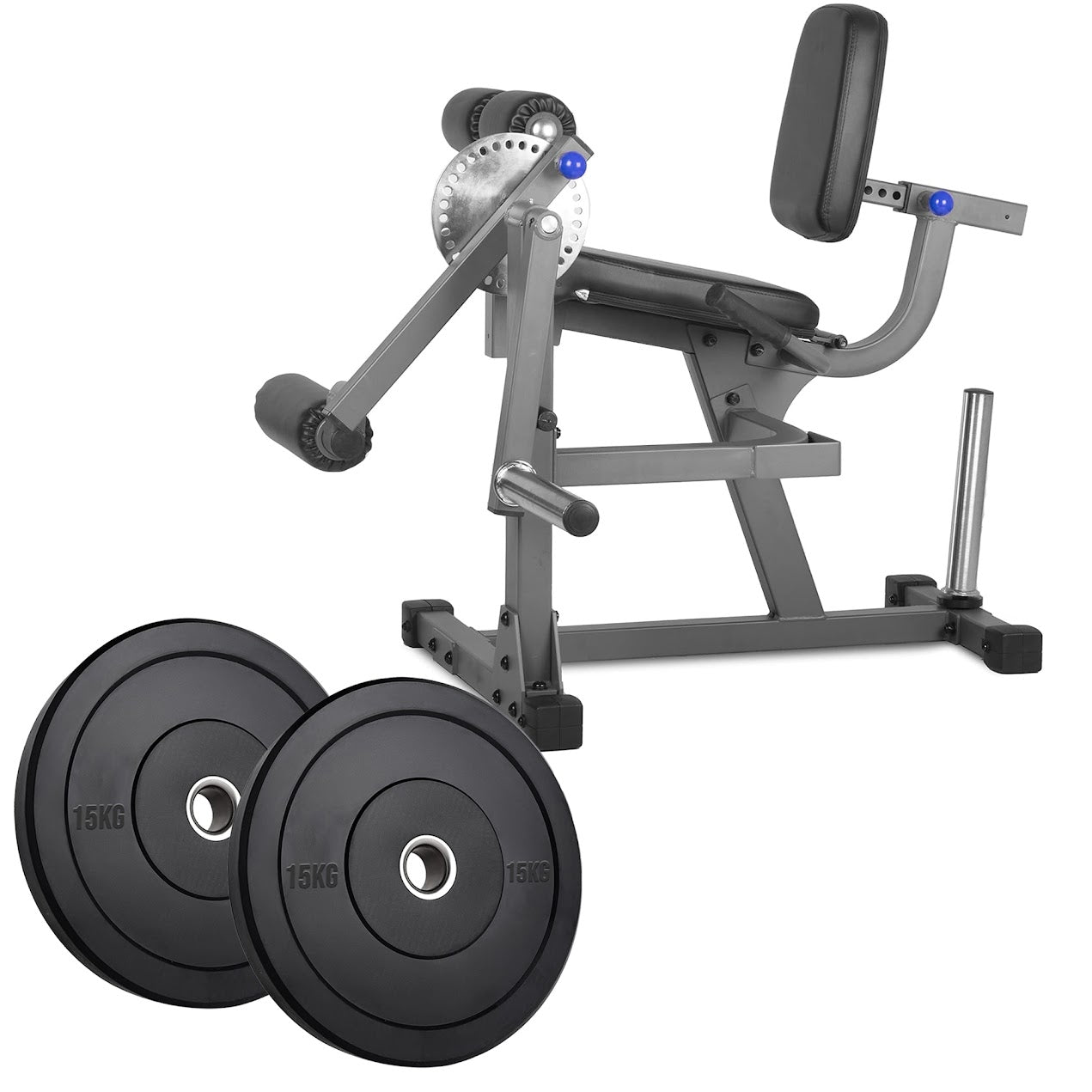 Transform Leg Workouts with Adjustable Curl & Extension Machine | Dual-Use Strength Trainer for Quads & Hamstrings | Heavy Steel Frame | Optional Weight Set