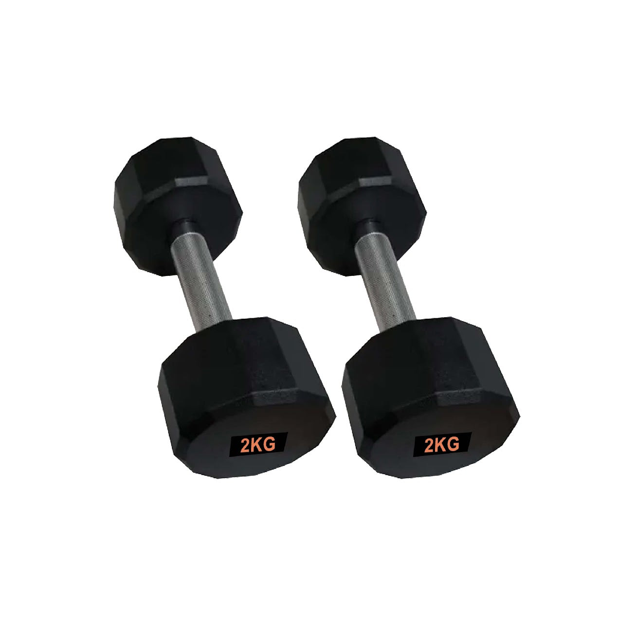Anti-Roll Hex Dumbbells, Durable Rubber Finish & Knurled Handles – Strength & Conditioning Tools for Home Gym Fitness