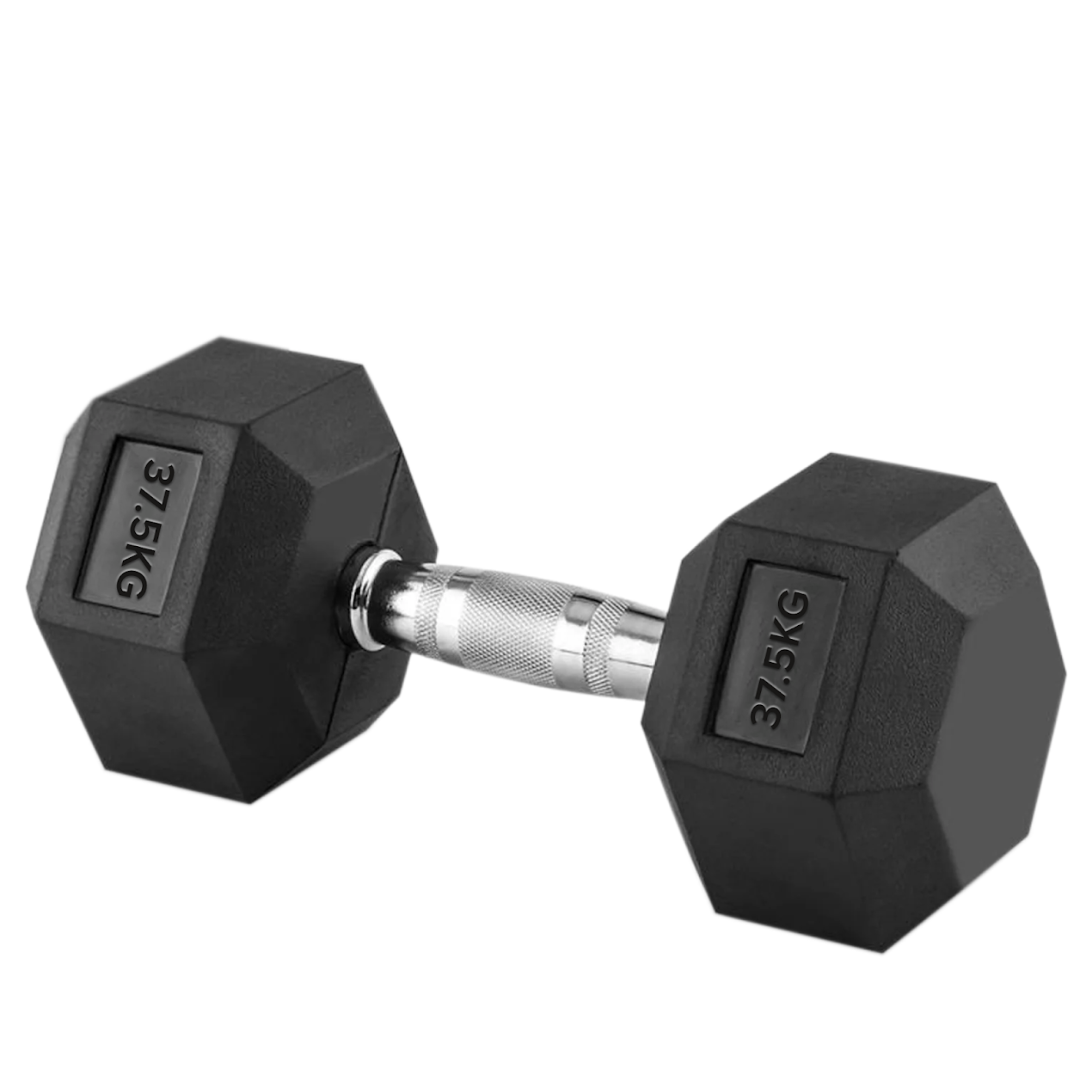 Hex Dumbbells 2.5kg–60kg – Pairs & Sets Available – Rubber Coated Anti Roll Weights with Chrome Handles – Full Dumbbell Range for Strength Training at Home or Studio