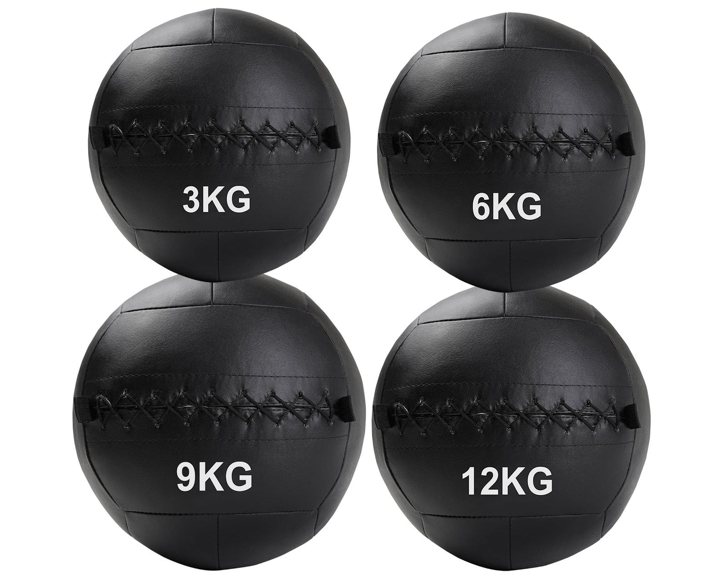 Upgrade Training with Wall Balls 3kg–12kg – Soft-Shell, No-Bounce Medicine Balls for Strength, Power & Functional Fitness | Durable for Cross Training, Home & Gym