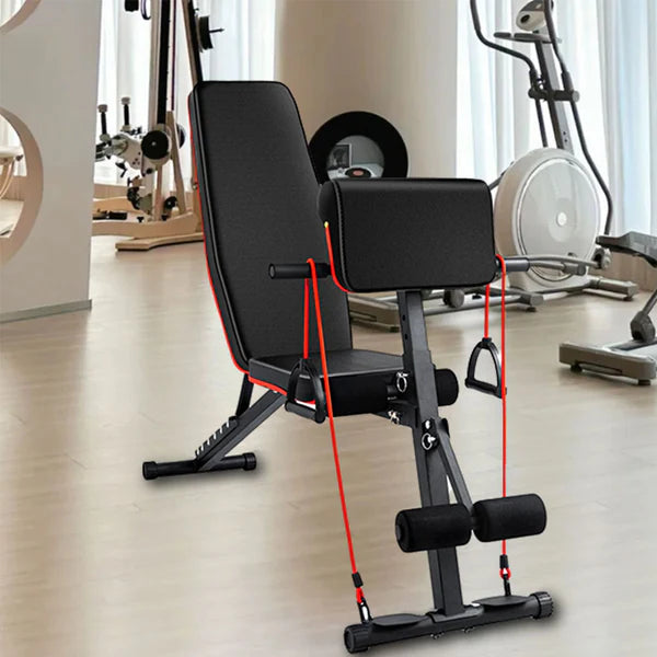Premium Foldable Adjustable Weight Bench with 7 Backrest Positions, Incline, Decline & Flat Angles | Supports 320KG | Quick Fold & Automatic Locking