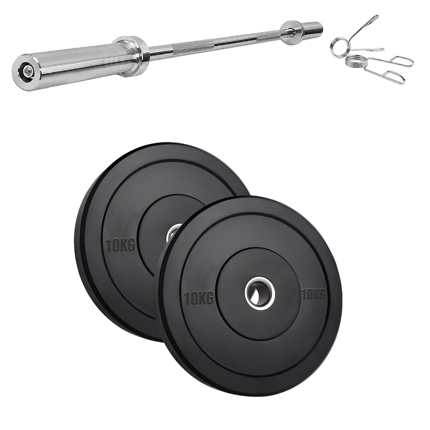 High-Performance Bumper Plates 5KG to 25KG for Olympic Lifting CrossFit and Strength Training Available in Singles Pairs or Sets Fits All 2 Inch Olympic Barbells