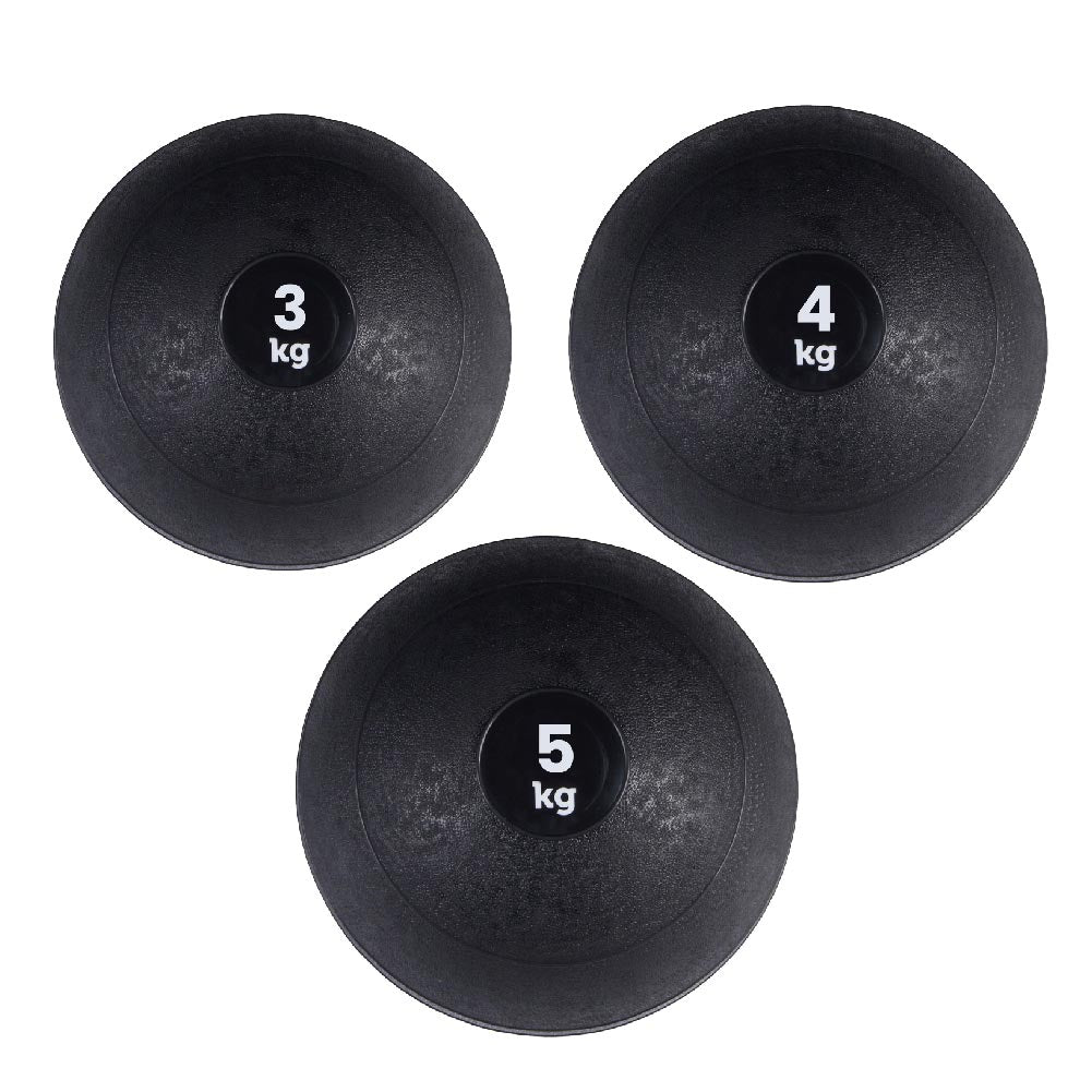 Full-Impact Rubber Slam Balls – 3KG to 25KG No-Bounce Medicine Balls for Core Strength, Explosive Training & Conditioning – Single or Set for Gym/Home Workouts