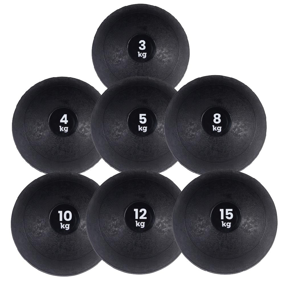Full-Impact Rubber Slam Balls – 3KG to 25KG No-Bounce Medicine Balls for Core Strength, Explosive Training & Conditioning – Single or Set for Gym/Home Workouts
