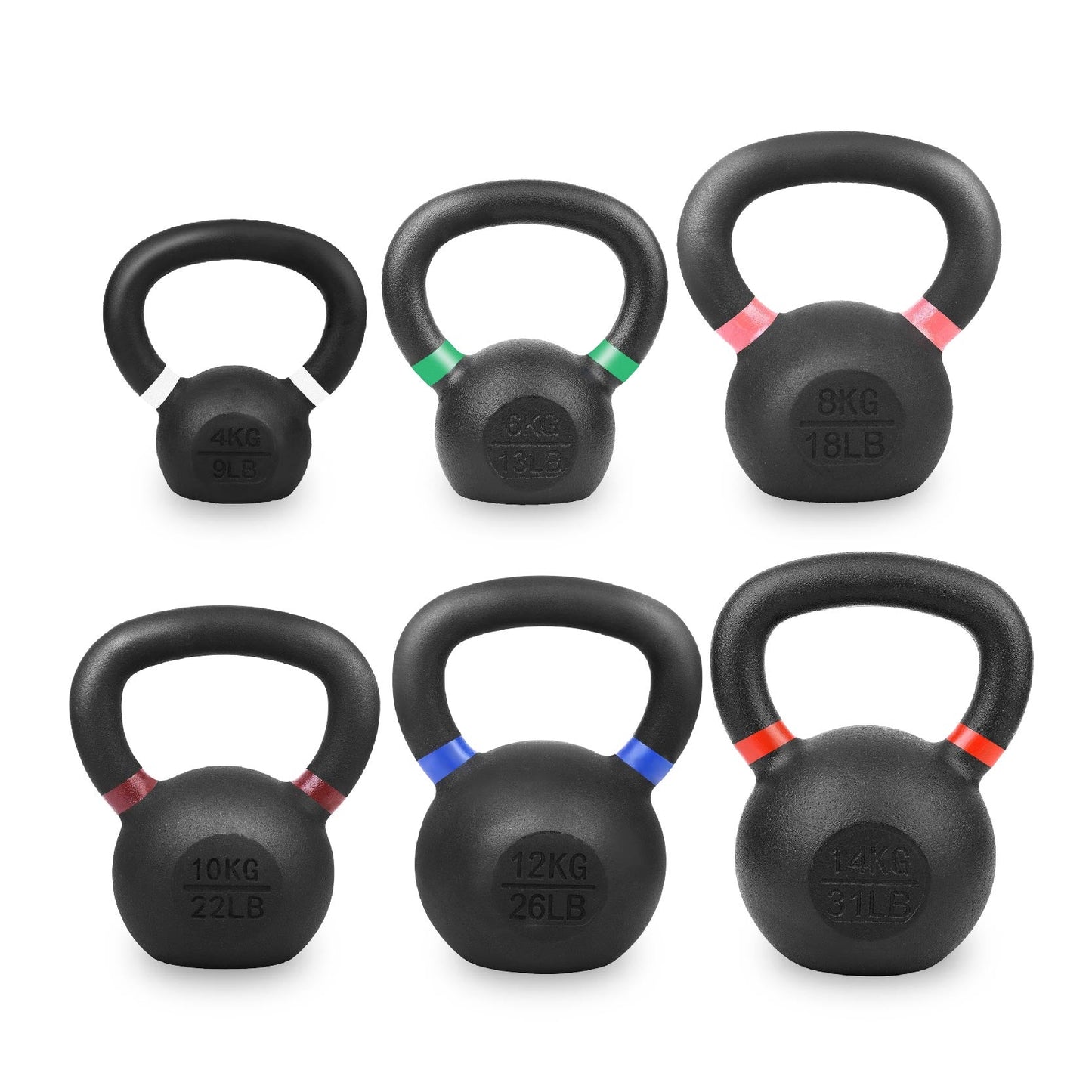 Premium Cast Iron Kettlebells – Solid Build, Smooth Grip & Rust-Proof Finish | Full-Body Training Tool for Strength, Power & Endurance | All Sizes & Sets Available