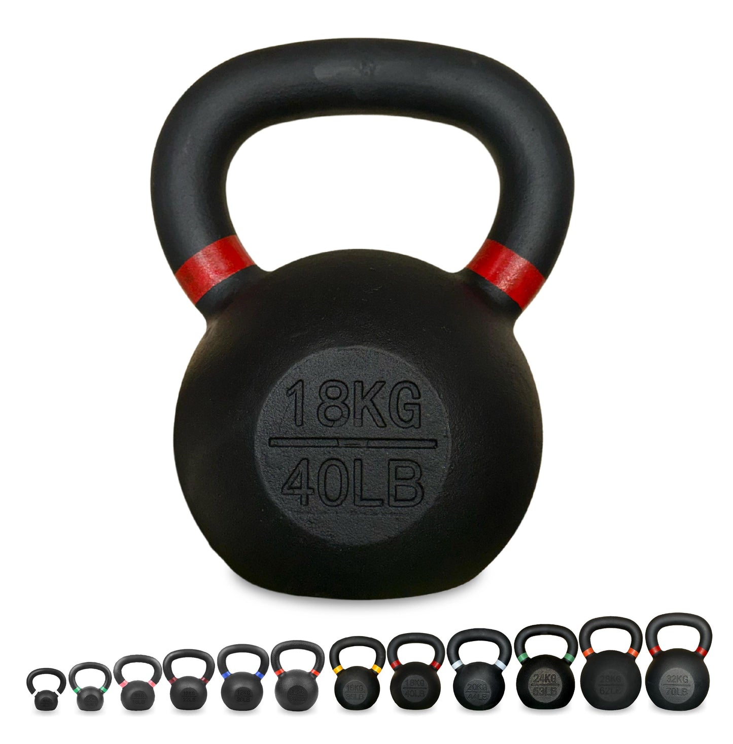 Premium Cast Iron Kettlebells – Solid Build, Smooth Grip & Rust-Proof Finish | Full-Body Training Tool for Strength, Power & Endurance | All Sizes & Sets Available