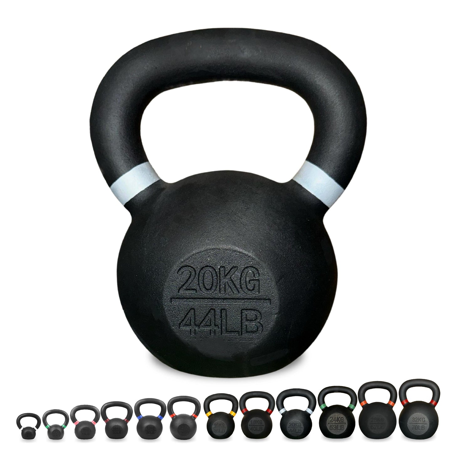 Premium Cast Iron Kettlebells – Solid Build, Smooth Grip & Rust-Proof Finish | Full-Body Training Tool for Strength, Power & Endurance | All Sizes & Sets Available