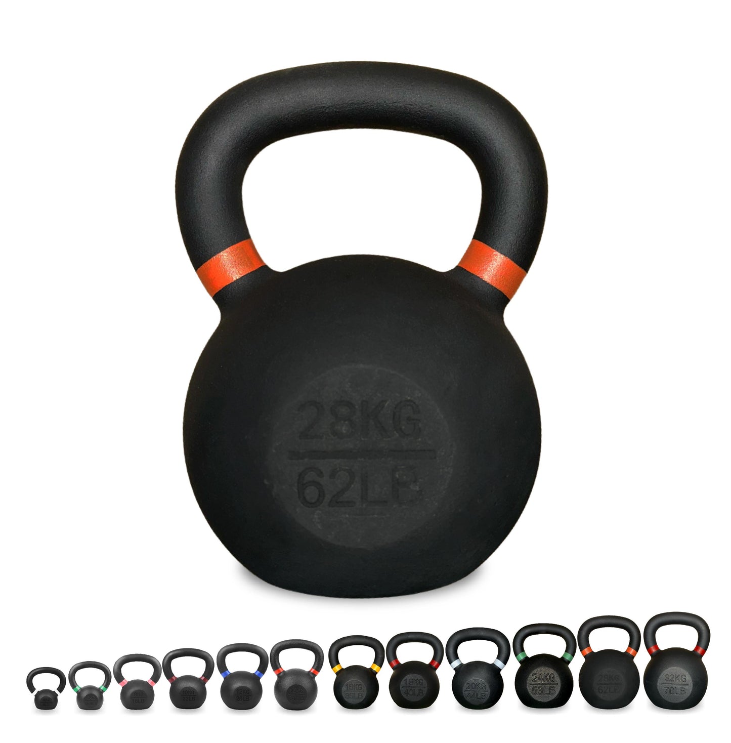 Premium Cast Iron Kettlebells – Solid Build, Smooth Grip & Rust-Proof Finish | Full-Body Training Tool for Strength, Power & Endurance | All Sizes & Sets Available