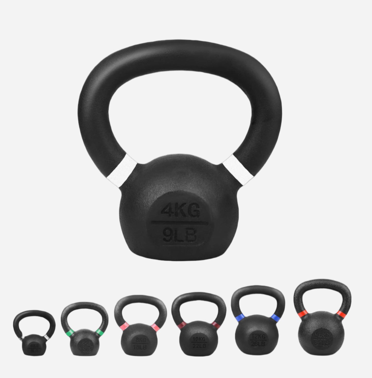Premium Cast Iron Kettlebells – Solid Build, Smooth Grip & Rust-Proof Finish | Full-Body Training Tool for Strength, Power & Endurance | All Sizes & Sets Available