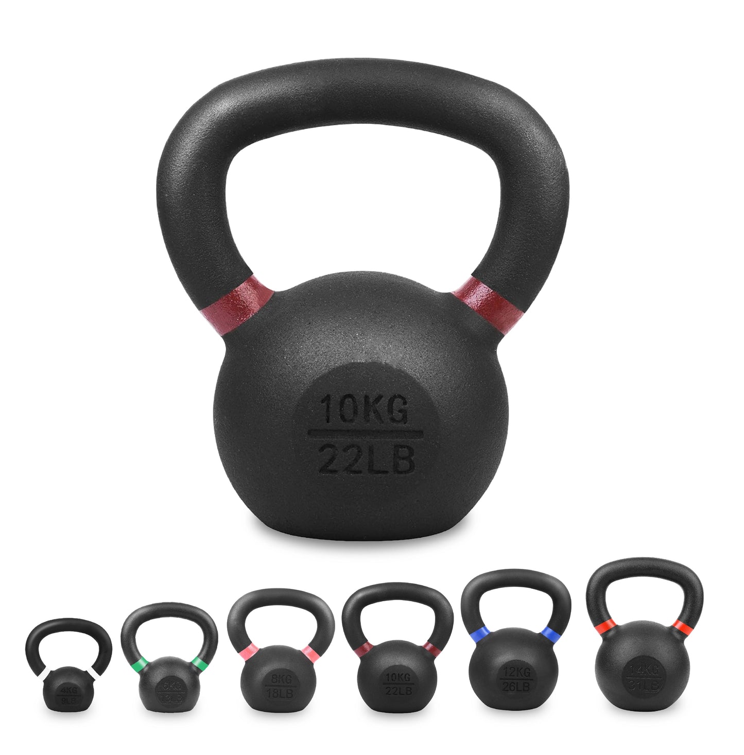 Premium Cast Iron Kettlebells – Solid Build, Smooth Grip & Rust-Proof Finish | Full-Body Training Tool for Strength, Power & Endurance | All Sizes & Sets Available