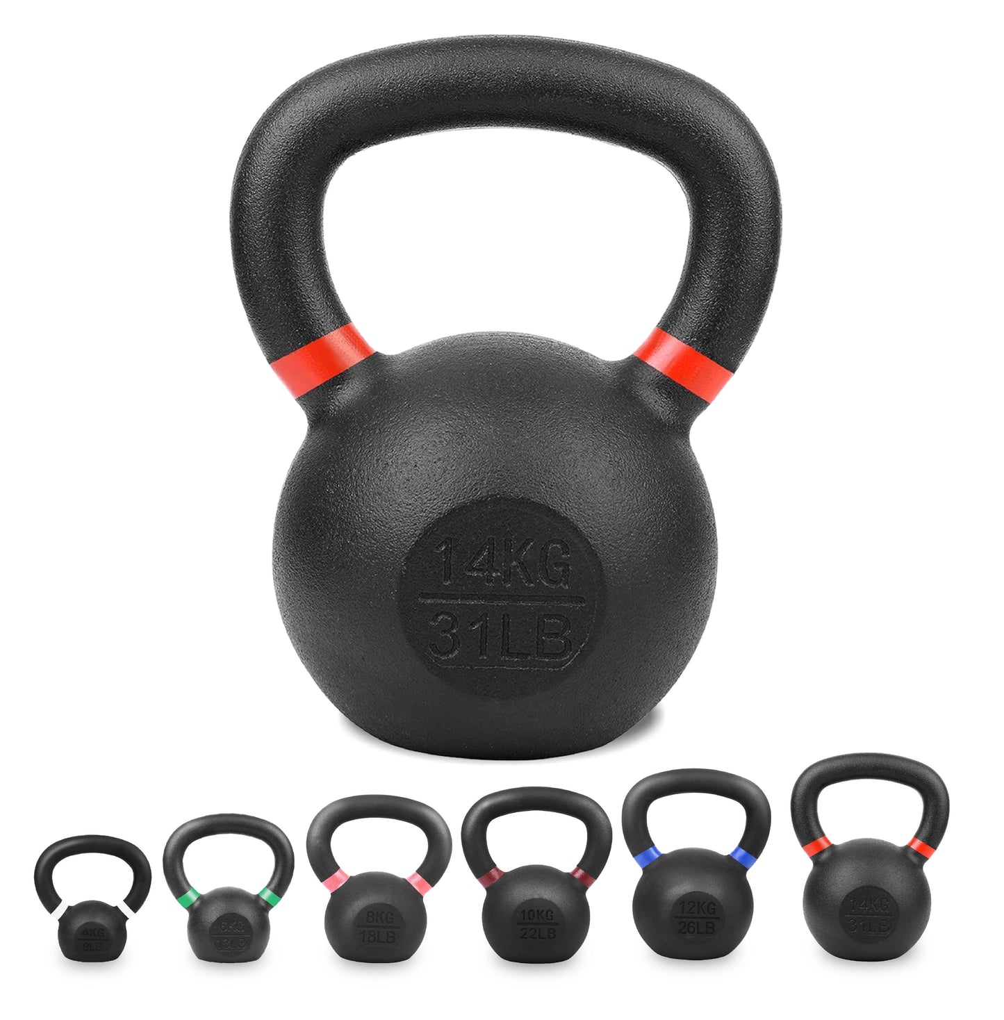Premium Cast Iron Kettlebells – Solid Build, Smooth Grip & Rust-Proof Finish | Full-Body Training Tool for Strength, Power & Endurance | All Sizes & Sets Available