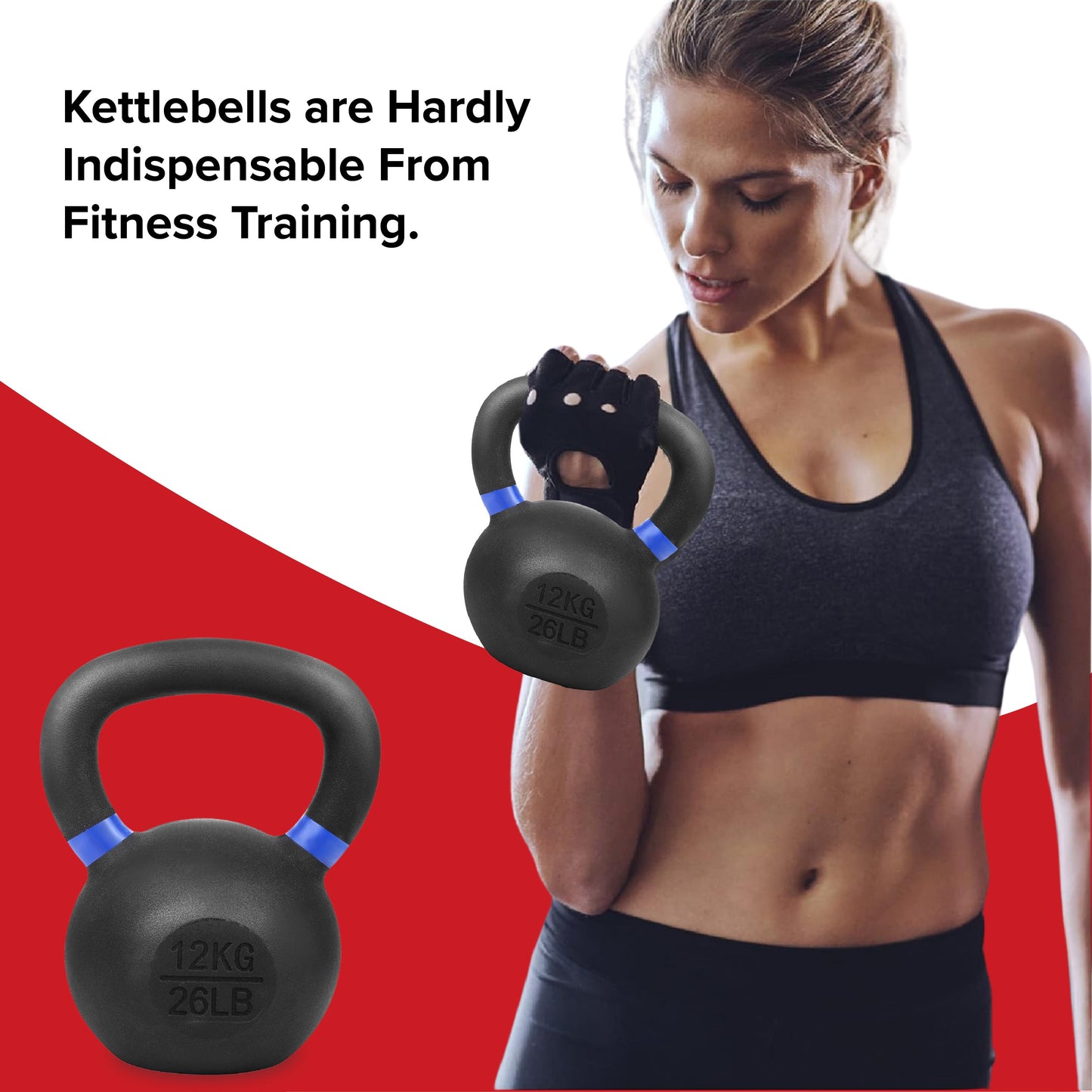 Premium Cast Iron Kettlebells – Solid Build, Smooth Grip & Rust-Proof Finish | Full-Body Training Tool for Strength, Power & Endurance | All Sizes & Sets Available