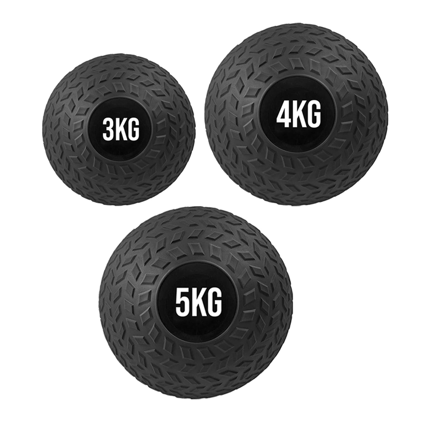 High-Impact Slam Balls 3KG–25KG – Treaded No-Bounce Rubber Power Balls for Strength, Core & Conditioning Workouts – Ideal for HIIT, CrossFit, Home & Gym Use