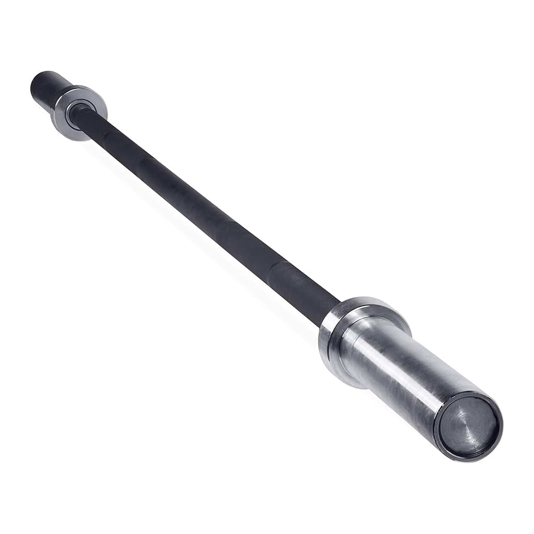 Versatile Olympic 2" Barbell in 4ft, 5ft, 6ft & 7ft Lengths – Premium Powerlifting Bar with Spring Collars for Squat, Deadlift, Bench Press & Strength Training