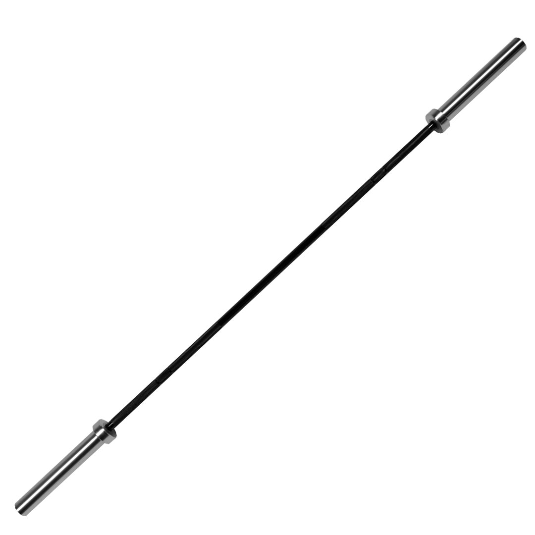Versatile Olympic 2" Barbell in 4ft, 5ft, 6ft & 7ft Lengths – Premium Powerlifting Bar with Spring Collars for Squat, Deadlift, Bench Press & Strength Training
