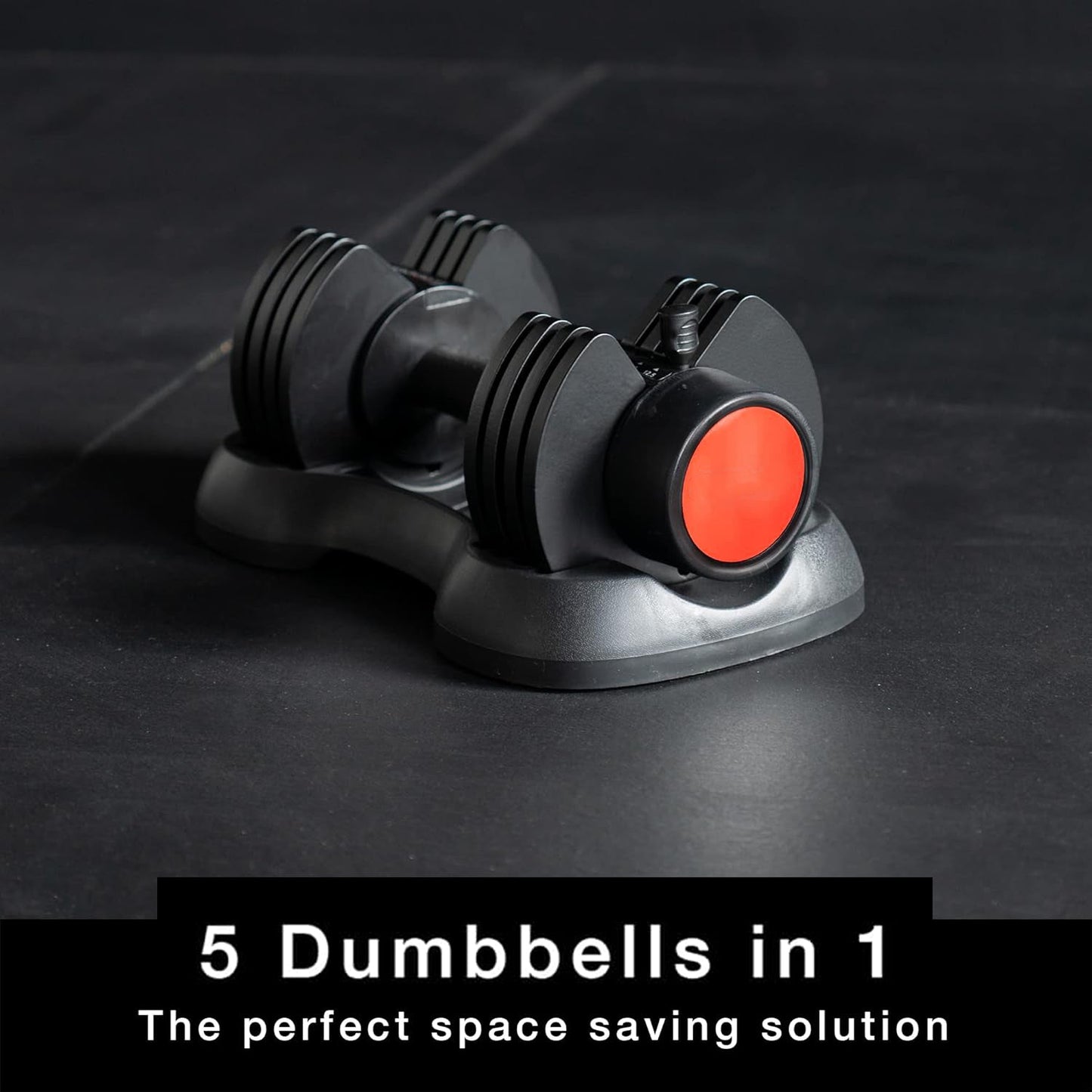 Adjustable Dumbbells 5-in-1 (2.5–12.5 kg) – Durable Build & Safety Lock, Compact Ergonomic Grip for Full‑Body Strength Training Home Gym