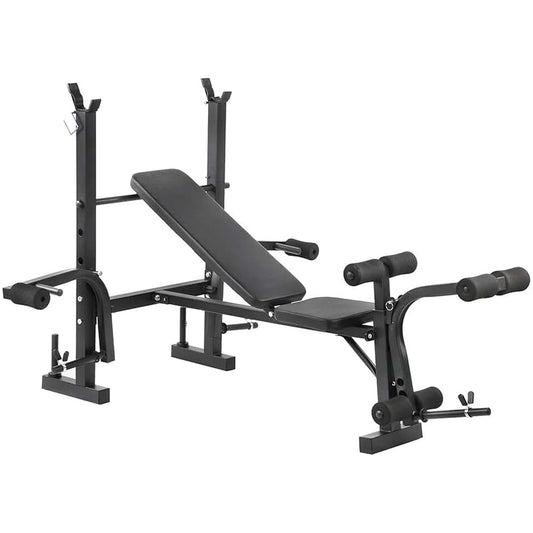 Transform Your Home Gym with the Ultimate All-in-One Multi Bench – Full-Body Strength Training with Squat Rack, Preacher Curl, Chest Fly & Leg Extension