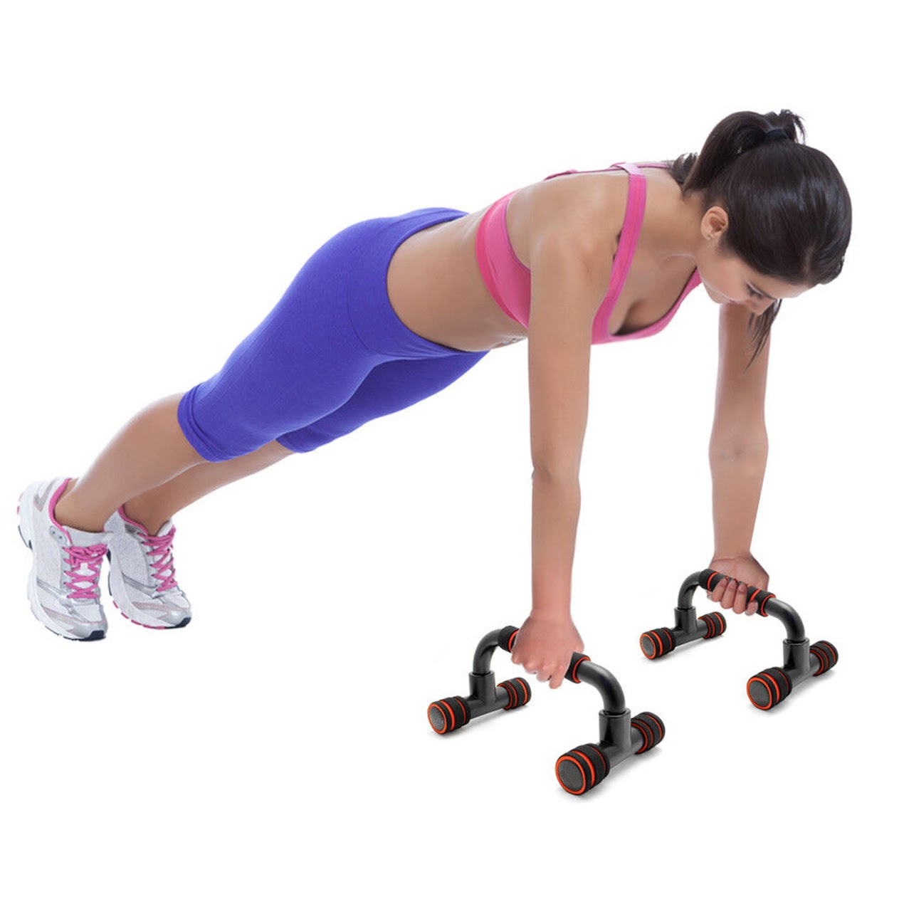 Maximise Upper Body Gains with Push-Up Bars – Anti-Slip, Wrist-Safe, Portable Design for Chest, Triceps & Shoulder Workouts – 8.66"x5.46"x4.33", 80kg Load