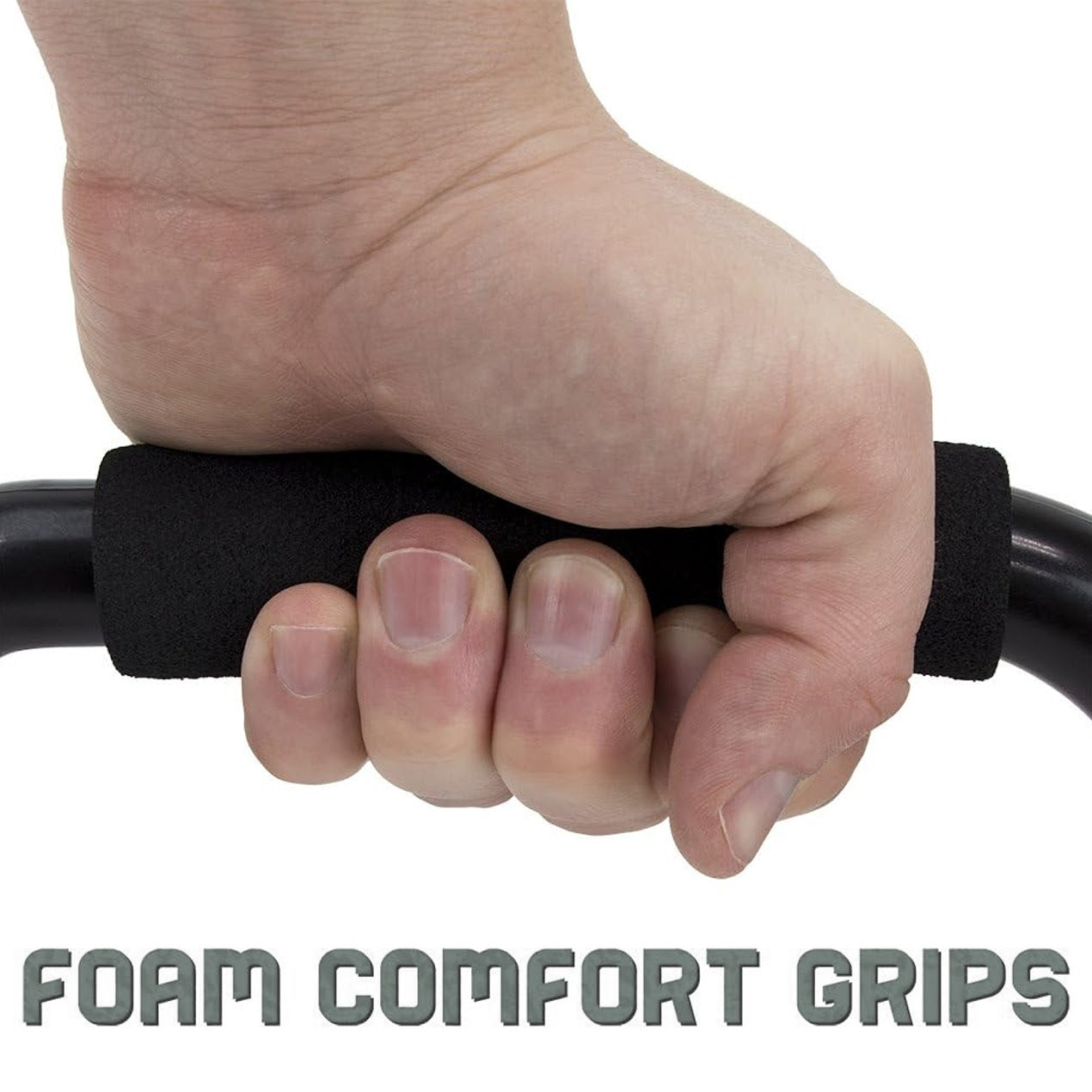 Maximise Upper Body Gains with Push-Up Bars – Anti-Slip, Wrist-Safe, Portable Design for Chest, Triceps & Shoulder Workouts – 8.66"x5.46"x4.33", 80kg Load
