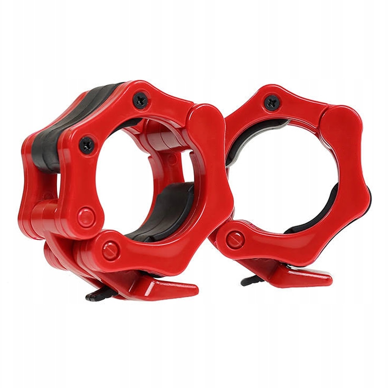 2" Olympic Barbell Collars – Quick-Lock Clips (Pair) for Secure, Heavy-Duty Grip on 50mm Bars | Fast Release Clamps for Weightlifting, CrossFit & Gym Training