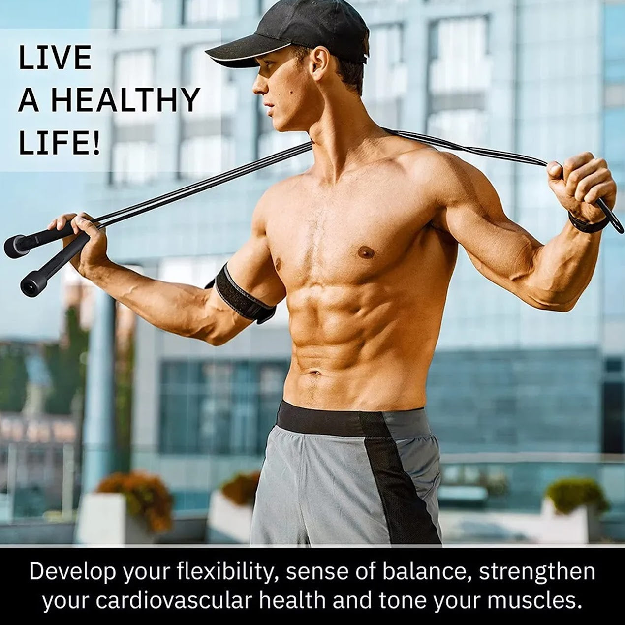 Adjustable Speed Skipping Rope – 118" Length, 360° Tangle-Free Rotation, Non-Slip Sweatproof Handles – Cardio Training Tool for Home, Gym, Outdoor Fitness