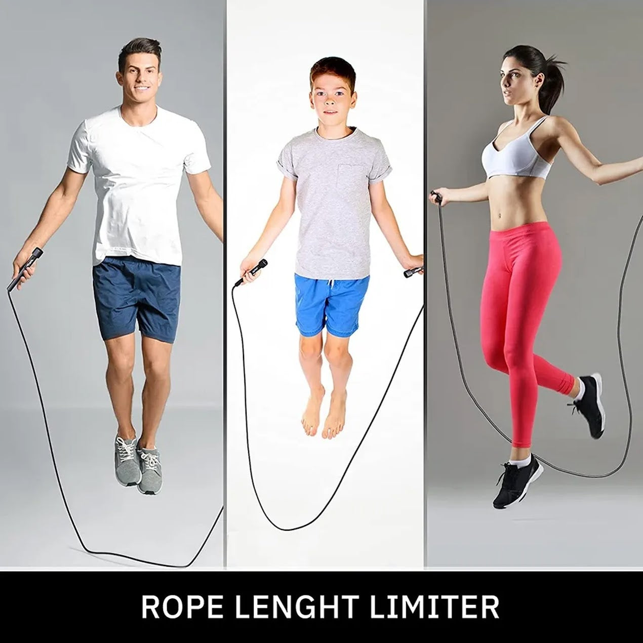 Adjustable Speed Skipping Rope – 118" Length, 360° Tangle-Free Rotation, Non-Slip Sweatproof Handles – Cardio Training Tool for Home, Gym, Outdoor Fitness