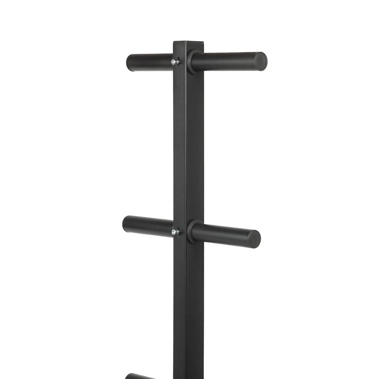 Premium 3 Tier Olympic Weight Tree and Bar Stand Heavy Duty 200kg Capacity Rack with Dual Barbell Holders Compact Scratch Resistant Gym Storage System