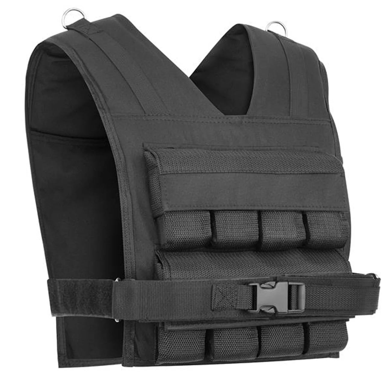 High-Performance 30kg Weighted Vest with 30 Removable Iron Blocks – Adjustable, Reflective Training Vest for Men & Women – Ideal for Strength & Cardio Workouts