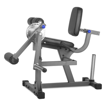 Transform Leg Workouts with Adjustable Curl & Extension Machine | Dual-Use Strength Trainer for Quads & Hamstrings | Heavy Steel Frame | Optional Weight Set