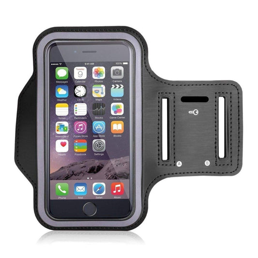 Waterproof Sports Armband for Phones up to 7.0” | Reflective Running Phone Holder with Adjustable Strap, Sweat-Resistant, Touchscreen Access & Elastic Fit
