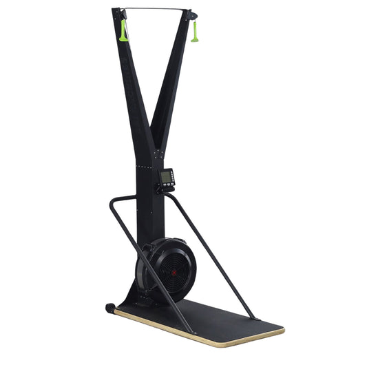 Indoor Ski Cross Trainer with LED Display – Full-Body Nordic Ski Machine for Home Gym Cardio, Strength & Endurance Training – Adjustable Resistance, Compact Design