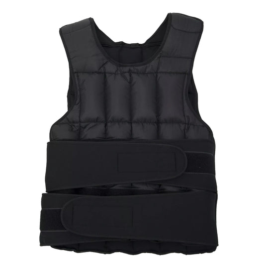 Customizable Weighted Vest with 38 Removable Bags – Adjustable Load 10KG, 15KG & 20KG for Running, Cardio & Strength Training, Comfortable Black Vest with Secure Fit